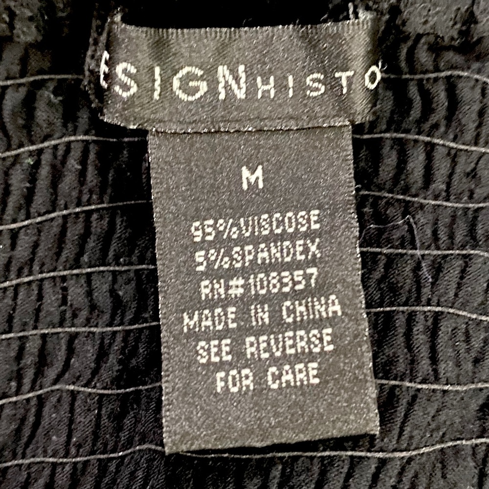 Design History Black Sleeveless Maxi Dress Sz M - Picture 11 of 13